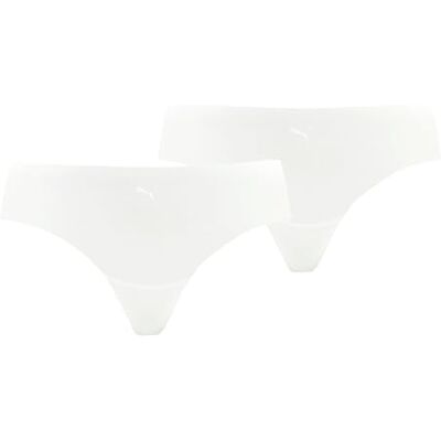 PUMA Women Seamless String 2P Pack C: White_ T: S PUMA Women Seamless String 2P Pack C: White_ T: S