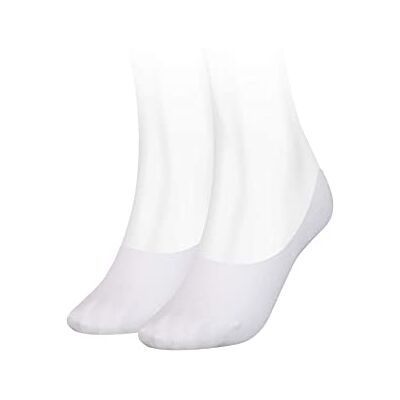 Tommy Hilfiger Women Footie, White, 39/42, Pack Of 2 Tommy Hilfiger Women Footie, White, 39/42, Pack Of 2
