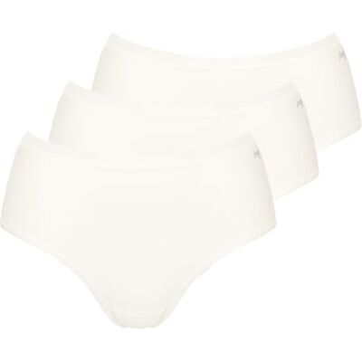 Sloggi GO Daily Cotton Midi 3P Silk White Sloggi GO Daily Cotton Midi 3P Silk White
