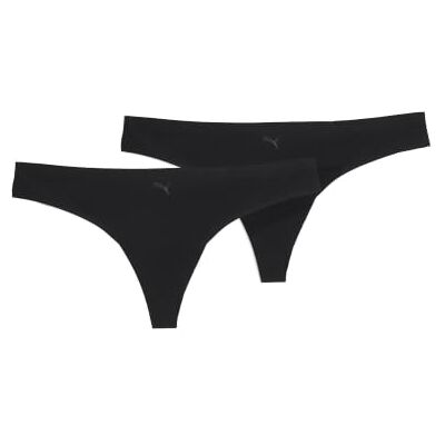 PUMA Women Seamless String 2P Pack C: Black_ T: M PUMA Women Seamless String 2P Pack C: Black_ T: M