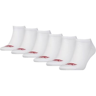 Levi's Sneaker, Medias Unisexo, Sostenible Blanco, 35/38 Levi's Sneaker, Medias Unisexo, Sostenible Blanco, 35/38