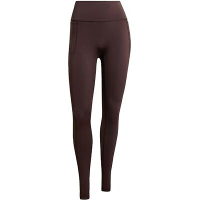 Adidas Donna Optime Workout Full Length Leggings, Aurora Coffee, XXL Adidas Donna Optime Workout Full Length Leggings, Aurora Coffee, XXL
