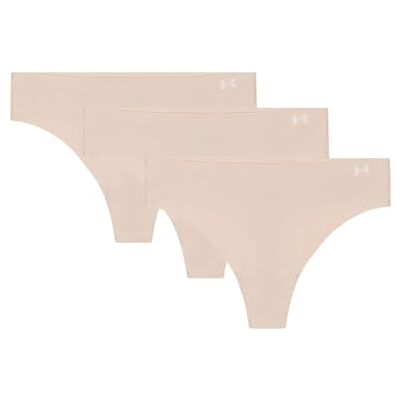 Under Armour Pack de 3 Tangas Invisibles Pure Stretch para Mujer – Ajuste sin Costuras, Sin Marcas, Ultraligero, Comodidad Todo el Día Under Armour Pack de 3 Tangas Invisibles Pure Stretch para Mujer – Ajuste sin Costuras, Sin Marcas, Ultraligero, Comodidad Todo el Día