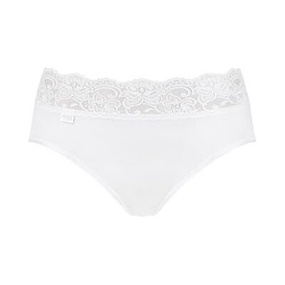 Sloggi Romance Midi, Slip, Mujer, Blanco (White), 40 Sloggi Romance Midi, Slip, Mujer, Blanco (White), 40
