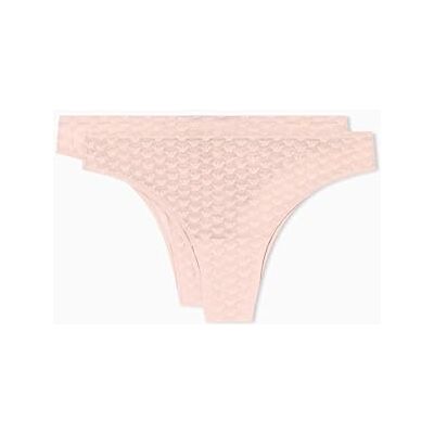 Giorgio Armani Allover Eagle Mesh Paquete de 2 Medias Medias Zapatillas brasileñas para Mujer, Color Rosa, Talla S, Rosa, S Giorgio Armani Allover Eagle Mesh Paquete de 2 Medias Medias Zapatillas brasileñas para Mujer, Color Rosa, Talla S, Rosa, S