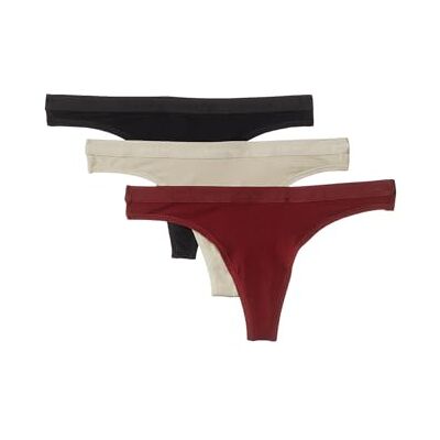 Calvin Tanga Mujer CK Pack de 3 artículos Tanga algodón elástico Visible artículo QD5209E Calvin Tanga Mujer CK Pack de 3 artículos Tanga algodón elástico Visible artículo QD5209E