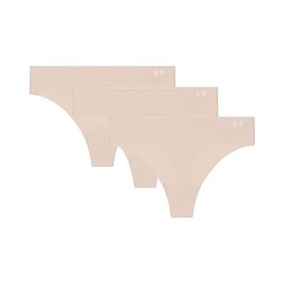 Under Armour Pack de 3 Tangas Invisibles Pure Stretch para Mujer – Ajuste sin Costuras, Sin Marcas, Ultraligero, Comodidad Todo el Día Under Armour Pack de 3 Tangas Invisibles Pure Stretch para Mujer – Ajuste sin Costuras, Sin Marcas, Ultraligero, Comodidad Todo el Día