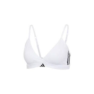 Adidas Scoop Bralette Sport Active Essentials Cotton 3 Stripes Ropa Interior cómoda Adidas Scoop Bralette Sport Active Essentials Cotton 3 Stripes Ropa Interior cómoda