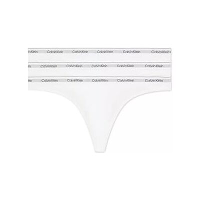 Calvin Tanga Mujer CK Pack de 3 artículos Tanga algodón elástico Visible artículo QD5209E Calvin Tanga Mujer CK Pack de 3 artículos Tanga algodón elástico Visible artículo QD5209E