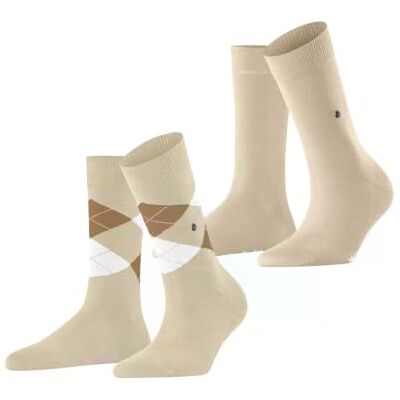 Burlington Everyday Mix Multipack W So algodón estampados 2 pares, Calcetines Mujer, Beis Cream 4011, 36-41 Burlington Everyday Mix Multipack W So algodón estampados 2 pares, Calcetines Mujer, Beis Cream 4011, 36-41