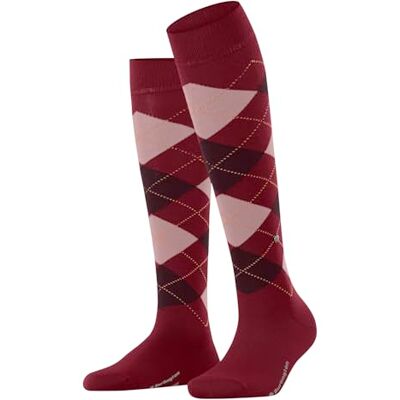 Burlington Marylebone W Kh lana estampados 1 par, Calcetines largos Mujer, Rojo Cranberry 8033, 36-41 Burlington Marylebone W Kh lana estampados 1 par, Calcetines largos Mujer, Rojo Cranberry 8033, 36-41
