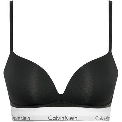 Calvin Sujetador para Mujer Push-Up Plunge con Aros, Negro (Black), 95C Calvin Sujetador para Mujer Push-Up Plunge con Aros, Negro (Black), 95C