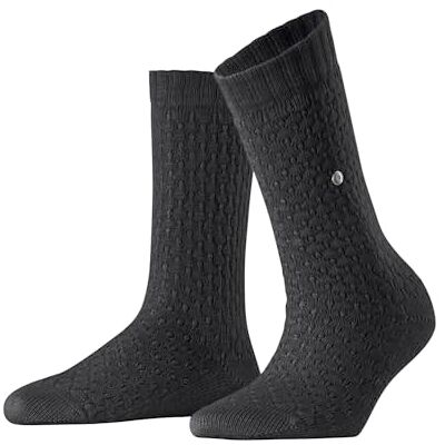 Burlington Orkney W So algodón lana lisos 1 par, Calcetines Mujer, Negro Black 3000, 36-41 Burlington Orkney W So algodón lana lisos 1 par, Calcetines Mujer, Negro Black 3000, 36-41