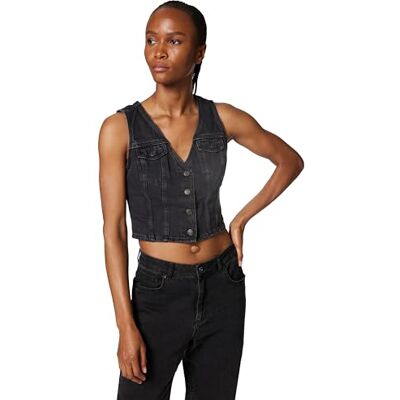 Levi's Bella Denim Corset Don't Cut, No se Corta, M Levi's Bella Denim Corset Don't Cut, No se Corta, M