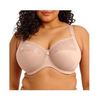 Elomi Morgan Banded Underwire Stretch Lace Bra Sujetador con Cobertura Completa, Opaco, Sahara, 90K Elomi Morgan Banded Underwire Stretch Lace Bra Sujetador con Cobertura Completa, Opaco, Sahara, 90K