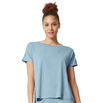 Skiny Every Night in Mix & Match Camiseta de Pijama, Faded Denim Blue, 38 para Mujer Skiny Every Night in Mix & Match Camiseta de Pijama, Faded Denim Blue, 38 para Mujer