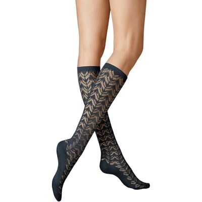 Kunert Ajour Fashion Calcetines hasta la rodilla para mujer, Alpsee 1545, 35-38 Kunert Ajour Fashion Calcetines hasta la rodilla para mujer, Alpsee 1545, 35-38