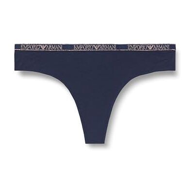 Giorgio Armani Essential Studs Paquete de 2 Bragas Tipo Tanga para Mujer, Color Azul, Talla XL, Azul, XL Giorgio Armani Essential Studs Paquete de 2 Bragas Tipo Tanga para Mujer, Color Azul, Talla XL, Azul, XL