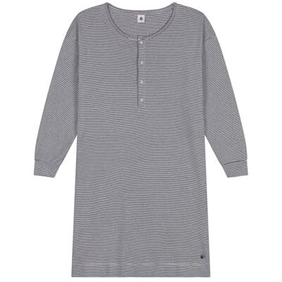 Petit Bateau A0axv Camisa de Noche de Manga Larga Mujer (Pack de 1) Petit Bateau A0axv Camisa de Noche de Manga Larga Mujer (Pack de 1)