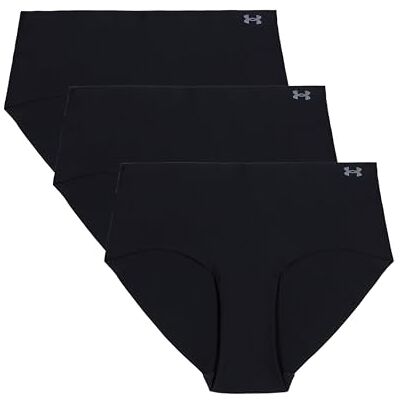 Under Armour Pack de 3 Bragas Hipster Invisible Pure Stretch para Mujer – Ajuste sin Costuras, Sin Marcas, Ultraligero, Comodidad Todo el Día Under Armour Pack de 3 Bragas Hipster Invisible Pure Stretch para Mujer – Ajuste sin Costuras, Sin Marcas, Ultraligero, Comodidad Todo el Día