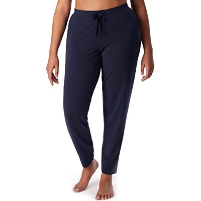 Schiesser Lange Schlafhose, Pantalón de Pijama Mujer, Blau, 42 Schiesser Lange Schlafhose, Pantalón de Pijama Mujer, Blau, 42