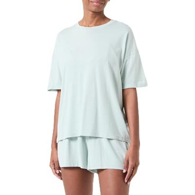 Hanes Originals 2 Piece Lounge, Comfywear Supersoft Boxy T-Shirt & Sleep Shorts Loungewear Set Juego de Pijama, Celadón Dulce/Celadón Dulce, XL (Pack de 2) para Mujer Hanes Originals 2 Piece Lounge, Comfywear Supersoft Boxy T-Shirt & Sleep Shorts Loungewear Set Juego de Pijama, Celadón Dulce/Celadón Dulce, XL (Pack de 2) para Mujer