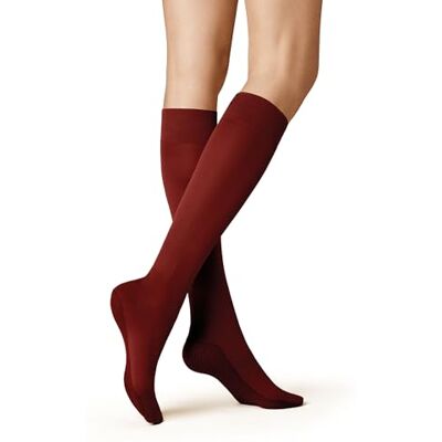 Kunert Calcetín para mujer hasta la rodilla Warm Up 60 Aislamiento térmico 60 DEN Burdeos 35-38, burdeos, 35-38 Kunert Calcetín para mujer hasta la rodilla Warm Up 60 Aislamiento térmico 60 DEN Burdeos 35-38, burdeos, 35-38