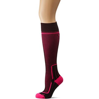 CMP Trekking lana largo Calcetines Calcetines, otoño/invierno, Unisex adulto, color rosa fluorescente, tamaño 46/48 CMP Trekking lana largo Calcetines Calcetines, otoño/invierno, Unisex adulto, color rosa fluorescente, tamaño 46/48