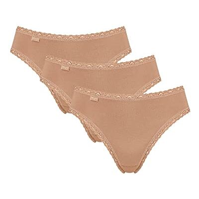 Sloggi 24/7 Cotton Lace H Tai C3P, Slip para Mujer Sloggi 24/7 Cotton Lace H Tai C3P, Slip para Mujer
