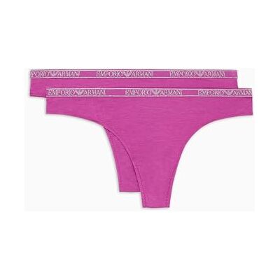 Giorgio Armani 2-Pack Thong, Tanga Mujer, BOUGANVILLE/BOUGANVI, XS Giorgio Armani 2-Pack Thong, Tanga Mujer, BOUGANVILLE/BOUGANVI, XS