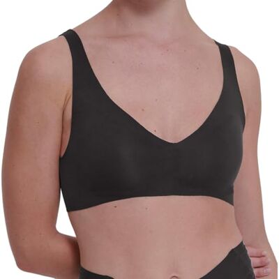 Sloggi Zero Feel 2.0 Soft Bra, Bra Molded para Mujer, Black, S Sloggi Zero Feel 2.0 Soft Bra, Bra Molded para Mujer, Black, S
