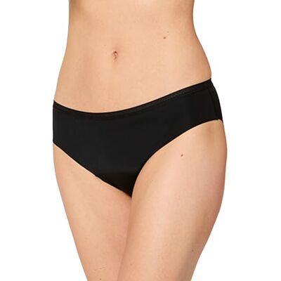 Nur Die Mujer Invisible Slip Media Períodos Sin Costuras Invisible Seamless Algodón Orgánico Todo Regulado Ropa Interior, Negro, S Nur Die Mujer Invisible Slip Media Períodos Sin Costuras Invisible Seamless Algodón Orgánico Todo Regulado Ropa Interior, Negro, S