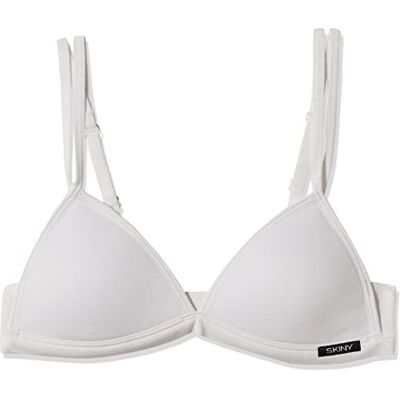Skiny Sujetador con relleno triangular para niña Essentials, blanco, 164 EU Skiny Sujetador con relleno triangular para niña Essentials, blanco, 164 EU