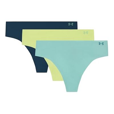 Under Armour Pack de 3 Tangas Invisibles Pure Stretch para Mujer – Ajuste sin Costuras, Sin Marcas, Ultraligero, Comodidad Todo el Día Under Armour Pack de 3 Tangas Invisibles Pure Stretch para Mujer – Ajuste sin Costuras, Sin Marcas, Ultraligero, Comodidad Todo el Día