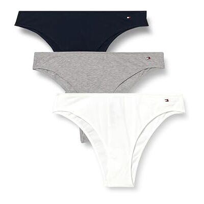 Tommy Hilfiger Tangas brasileñas Pack de 3 Mujer Dipped con Logotipo Tommy Hilfiger Tangas brasileñas Pack de 3 Mujer Dipped con Logotipo