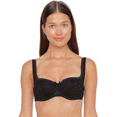 Susa Damen BH (Push-up) 7592 Sujetador, Negro (Schwarz 004), para mujer, 85A Susa Damen BH (Push-up) 7592 Sujetador, Negro (Schwarz 004), para mujer, 85A