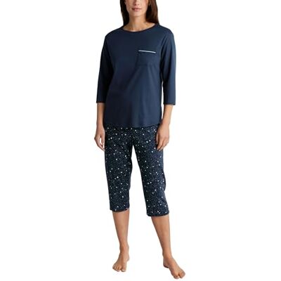 Calida Sweet Dreams Juego de Pijama, Peacoat Blue, 44-46 Mujeres Calida Sweet Dreams Juego de Pijama, Peacoat Blue, 44-46 Mujeres
