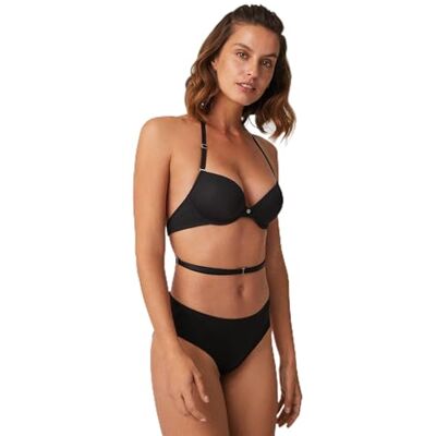 YSABEL MORA Sujetador Escote Espalda Negro YSABEL MORA Sujetador Escote Espalda Negro