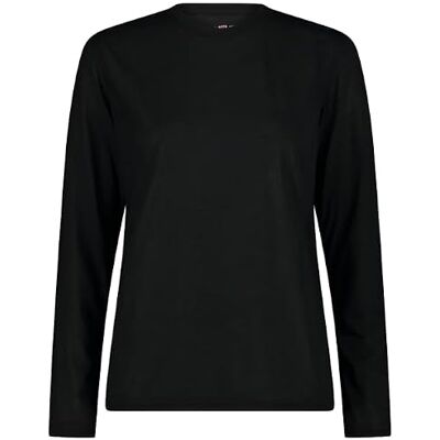 CMP Camiseta térmica para Mujer, Color Negro, Talla 40 CMP Camiseta térmica para Mujer, Color Negro, Talla 40
