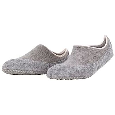 FALKE Cosyshoe Invisible W Hp lana puños en la suela 1 par, Calcetines para casa Mujer, Gris Light Grey 3400, 39/40 EU FALKE Cosyshoe Invisible W Hp lana puños en la suela 1 par, Calcetines para casa Mujer, Gris Light Grey 3400, 39/40 EU