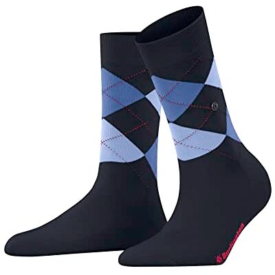 Burlington Covent Garden W So algodón estampados 1 par, Calcetines Mujer, Azul Marine 6120, 36-41 Burlington Covent Garden W So algodón estampados 1 par, Calcetines Mujer, Azul Marine 6120, 36-41