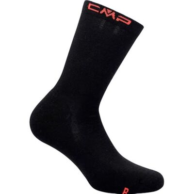 CMP Hiking Wool Sock Wmn Mid, Negro, 36/38 CMP Hiking Wool Sock Wmn Mid, Negro, 36/38