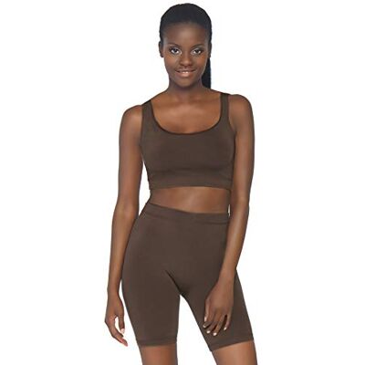 Leg Avenue 2 Pc Seamless Opaque Spandex Crop Tank And Bike Shorts. Corpiño opaco sin costuras y pantalones cortos estilo ciclista. Mujer (Pack de 1) Leg Avenue 2 Pc Seamless Opaque Spandex Crop Tank And Bike Shorts. Corpiño opaco sin costuras y pantalones cortos estilo ciclista. Mujer (Pack de 1)