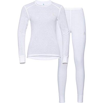 Odlo Active Warm Conjunto térmico para Mujer, Unzutreffend, Active Warm Set, Mujer, Color Blanco, tamaño Extra-Small Odlo Active Warm Conjunto térmico para Mujer, Unzutreffend, Active Warm Set, Mujer, Color Blanco, tamaño Extra-Small