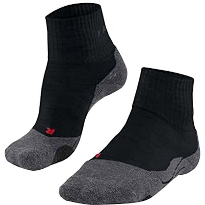 FALKE TK2 Explore Short W Sso lana hilo funcional antiampollas gruesos 1 par, Calcetines para senderismo Mujer, Negro Black-Mix 3010, 35-36 FALKE TK2 Explore Short W Sso lana hilo funcional antiampollas gruesos 1 par, Calcetines para senderismo Mujer, Negro Black-Mix 3010, 35-36