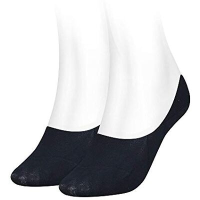 Tommy Hilfiger Women Footie, Midnight Blue, 35/38, Pack Of 2 Tommy Hilfiger Women Footie, Midnight Blue, 35/38, Pack Of 2