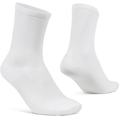 GripGrab Airflow Lightweight Calcetines de Ciclismo, Unisex Adulto, Blanco, L (44-47) GripGrab Airflow Lightweight Calcetines de Ciclismo, Unisex Adulto, Blanco, L (44-47)