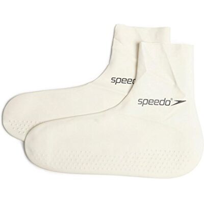 Speedo Unisex Calcetines de látex Básicos para la piscina White Black XL Speedo Unisex Calcetines de látex Básicos para la piscina White Black XL