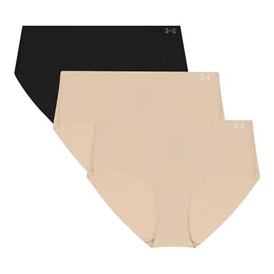 Under Armour Pack de 3 Bragas Hipster Invisible Pure Stretch para Mujer – Ajuste sin Costuras, Sin Marcas, Ultraligero, Comodidad Todo el Día Under Armour Pack de 3 Bragas Hipster Invisible Pure Stretch para Mujer – Ajuste sin Costuras, Sin Marcas, Ultraligero, Comodidad Todo el Día