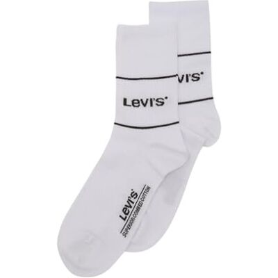 Levi's Logo Sport Unisex Short Cut Socks, Calcetín corto adulto, opacity, white, 39 regular Levi's Logo Sport Unisex Short Cut Socks, Calcetín corto adulto, opacity, white, 39 regular